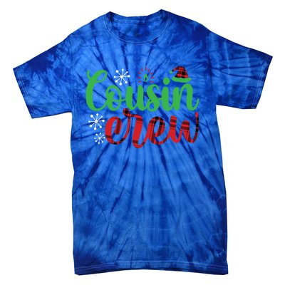 Cousin Crew Matching Family Christmas Cousin Crew Gift Tie-Dye T-Shirt