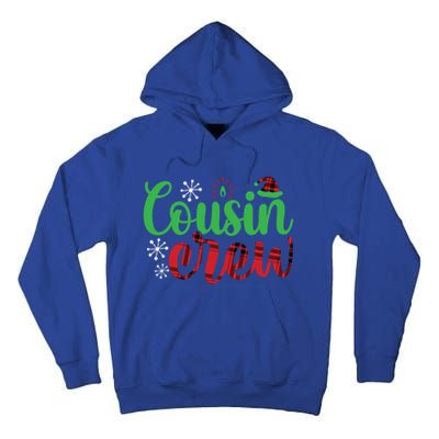 Cousin Crew Matching Family Christmas Cousin Crew Gift Tall Hoodie