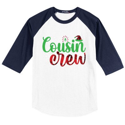 Cousin Crew Matching Family Christmas Cousin Crew Gift Baseball Sleeve Shirt