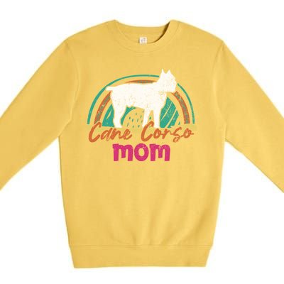 Cane Corso Mom Gift Cane Corso Dog Meaningful Gift Premium Crewneck Sweatshirt