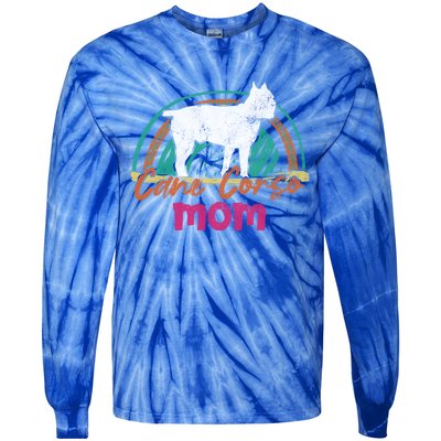 Cane Corso Mom Gift Cane Corso Dog Meaningful Gift Tie-Dye Long Sleeve Shirt