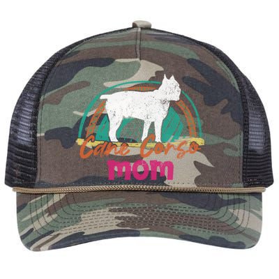 Cane Corso Mom Gift Cane Corso Dog Meaningful Gift Retro Rope Trucker Hat Cap