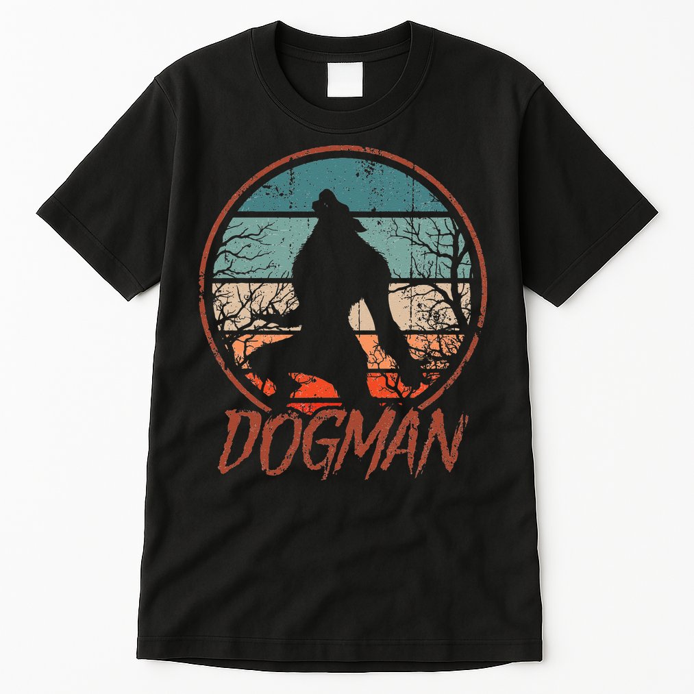 Cryptids Cryptozoology Monsters State of Michigan Dogman Tall T-Shirt