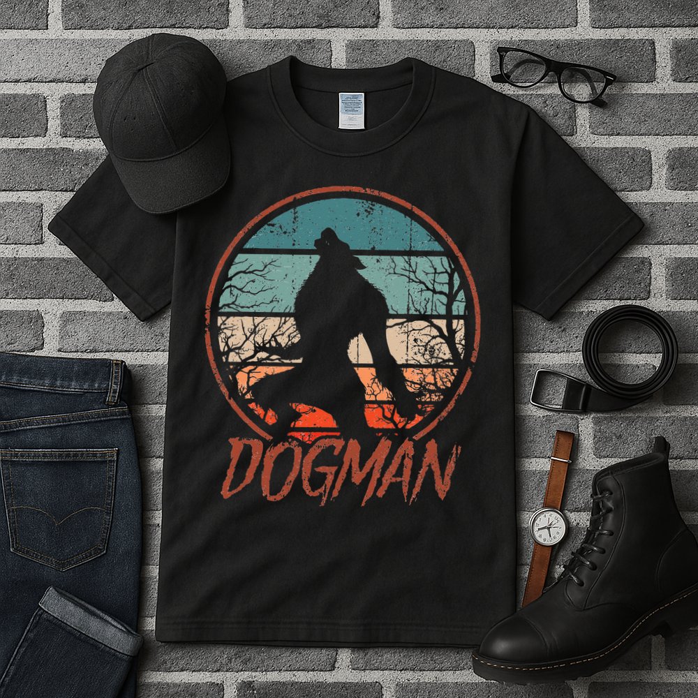 Cryptids Cryptozoology Monsters State of Michigan Dogman Tall T-Shirt