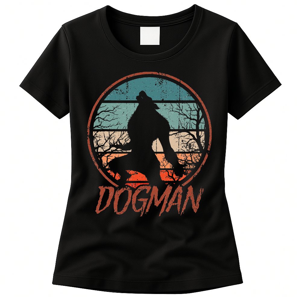 Cryptids Cryptozoology Monsters State of Michigan Dogman Womens T-Shirt