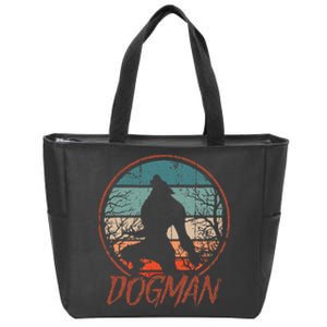 Cryptids Cryptozoology Monsters State of Michigan Dogman Zip Tote Bag