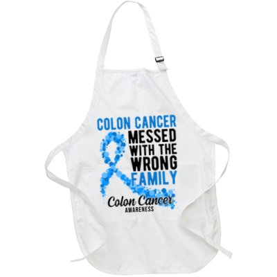 Colon Cancer Messed With Wrong Family Colon Cancer Awareness Apron