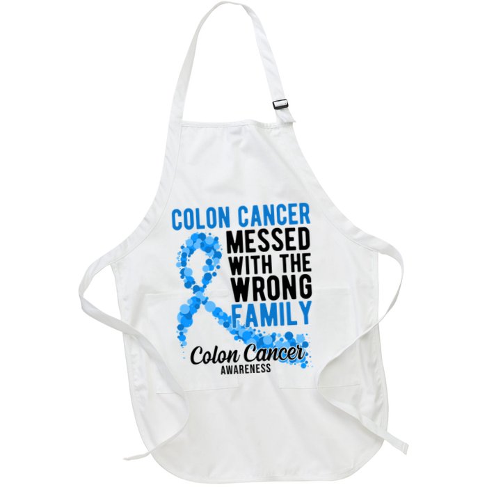 Colon Cancer Messed With Wrong Family Colon Cancer Awareness Apron