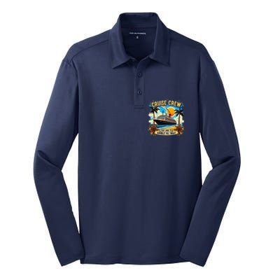 Cruise Crew Most Likely To Gamble All Night Cruise Trip Silk Touch Performance Long Sleeve Polo