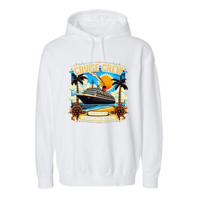 Cruise Crew Most Likely To Gamble All Night Cruise Trip Garment-Dyed Fleece Hoodie