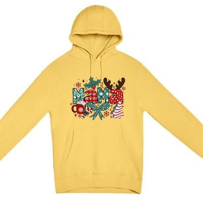 Cute Christmas Mama Premium Pullover Hoodie