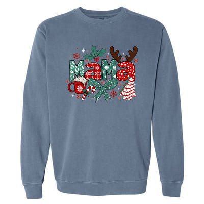 Cute Christmas Mama Garment-Dyed Sweatshirt