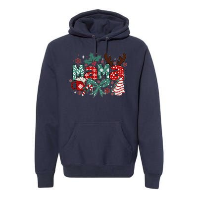 Cute Christmas Mama Premium Hoodie