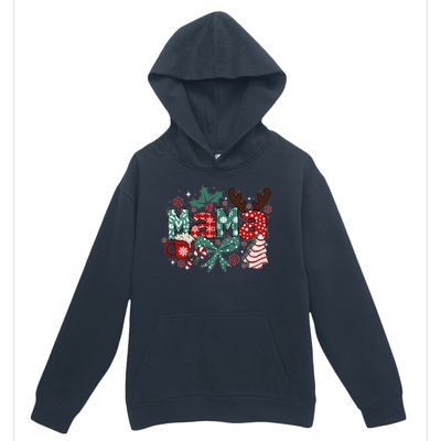 Cute Christmas Mama Urban Pullover Hoodie