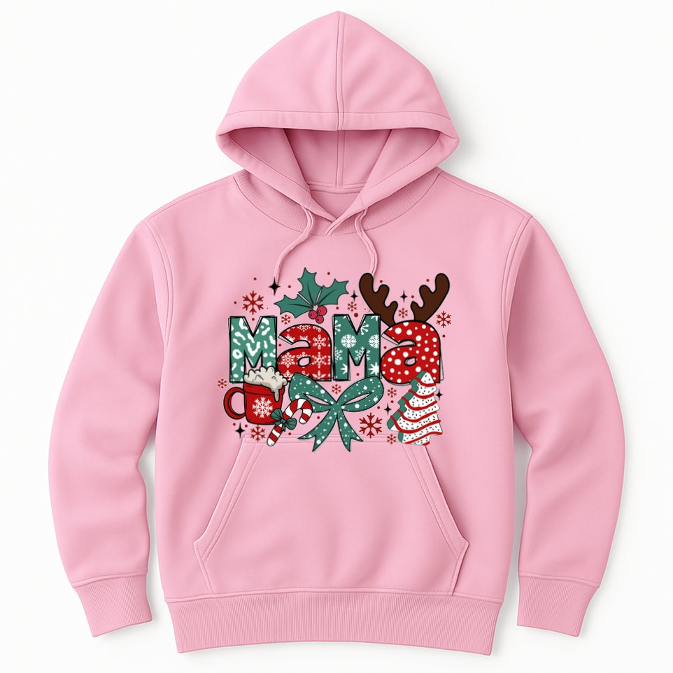 Cute Christmas Mama Hoodie