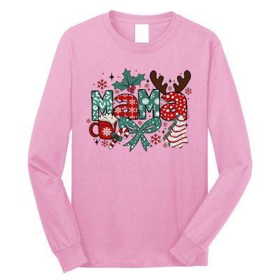 Cute Christmas Mama Long Sleeve Shirt