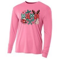 Cute Christmas Mama Cooling Performance Long Sleeve Crew