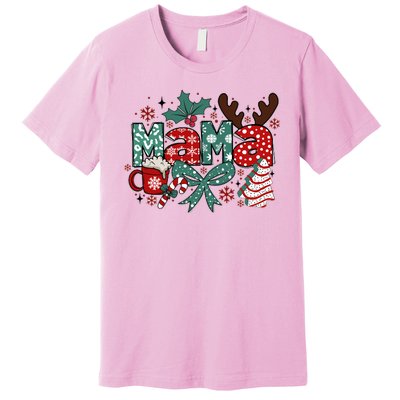 Cute Christmas Mama Premium T-Shirt