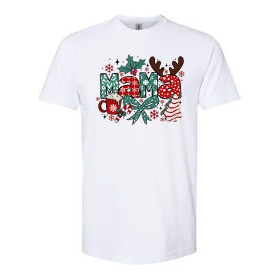 Cute Christmas Mama Softstyle CVC T-Shirt