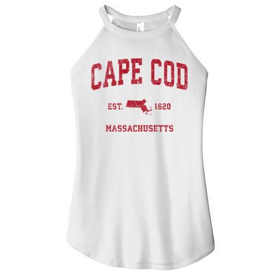 Cape Cod Massachusetts Ma Vintage Sports Women's Perfect Tri Rocker Tank