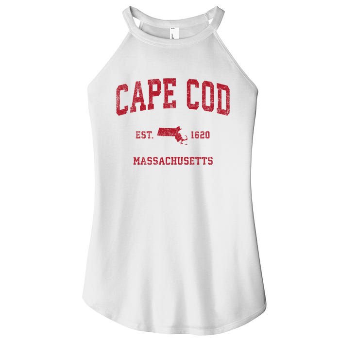 Cape Cod Massachusetts Ma Vintage Sports Women's Perfect Tri Rocker Tank