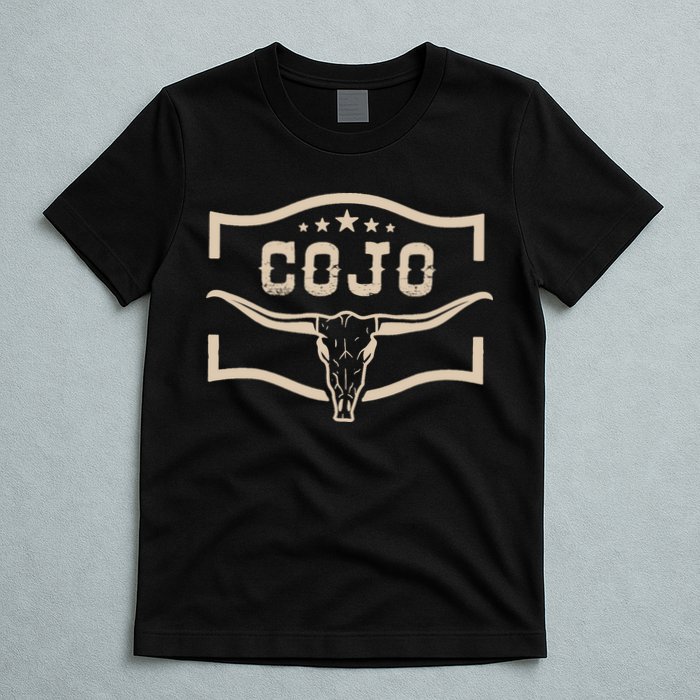 Cojo Country Music Cow Skull, Western Skull T-Shirt