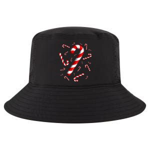 Candy Cane Merry And Bright Red And White Candy Costume Cool Comfort Performance Bucket Hat