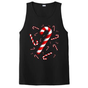 Candy Cane Merry And Bright Red And White Candy Costume PosiCharge Competitor Tank