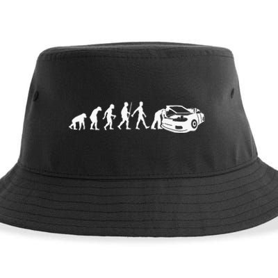 Cool Car Mechanic For Dad Car Garage Car Mechanic Sustainable Bucket Hat