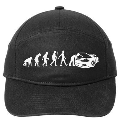 Cool Car Mechanic For Dad Car Garage Car Mechanic 7-Panel Snapback Hat