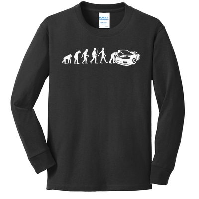 Cool Car Mechanic For Dad Car Garage Car Mechanic Kids Long Sleeve Shirt