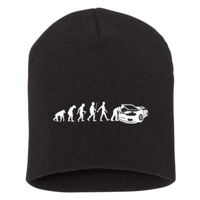 Cool Car Mechanic For Dad Car Garage Car Mechanic Short Acrylic Beanie