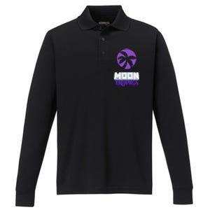 Cah Crypto Moon Tropica Crypto Moon Tropica Performance Long Sleeve Polo