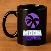 Cah Crypto Moon Tropica Crypto Moon Tropica 11oz C Handle Ceramic Mug