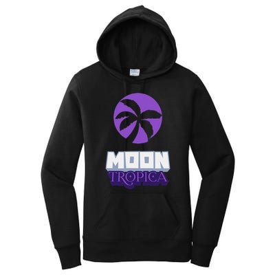 Cah Crypto Moon Tropica Crypto Moon Tropica Women's Pullover Hoodie