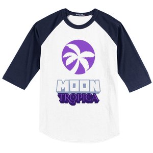 Cah Crypto Moon Tropica Crypto Moon Tropica Baseball Sleeve Shirt