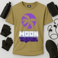 Cah Crypto Moon Tropica Crypto Moon Tropica Cooling Performance Crew T-Shirt