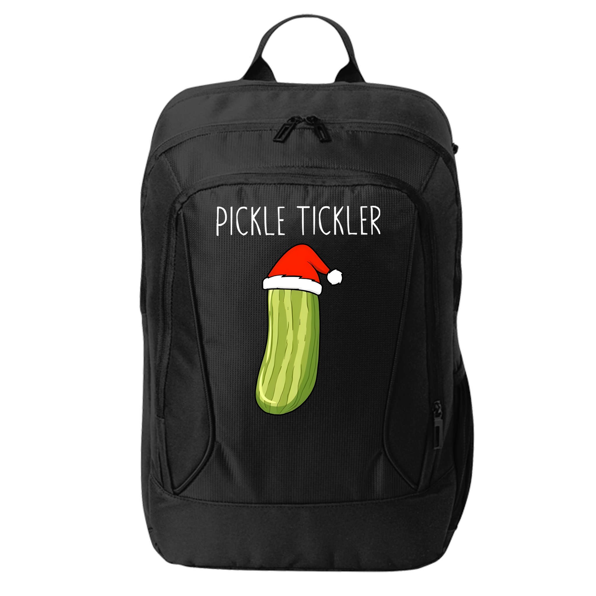 Christmas Couple Matching Tickle My Pickle City Backpack