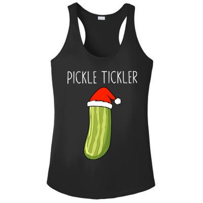 Christmas Couple Matching Tickle My Pickle Ladies PosiCharge Competitor Racerback Tank