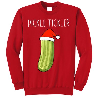 Christmas Couple Matching Tickle My Pickle Sweatshirt