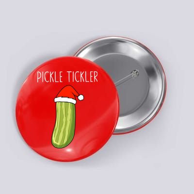 Christmas Couple Matching Tickle My Pickle Button