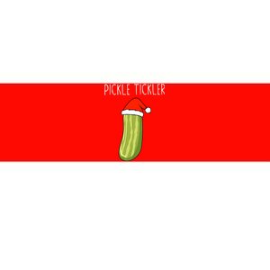 Christmas Couple Matching Tickle My Pickle Bumper Sticker