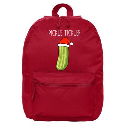 Christmas Couple Matching Tickle My Pickle 16 in Basic Backpack