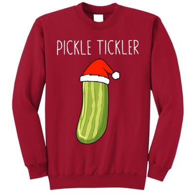 Christmas Couple Matching Tickle My Pickle Tall Sweatshirt