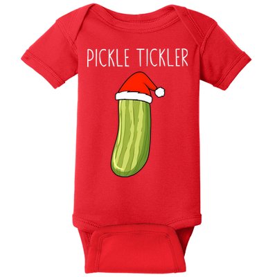 Christmas Couple Matching Tickle My Pickle Baby Bodysuit