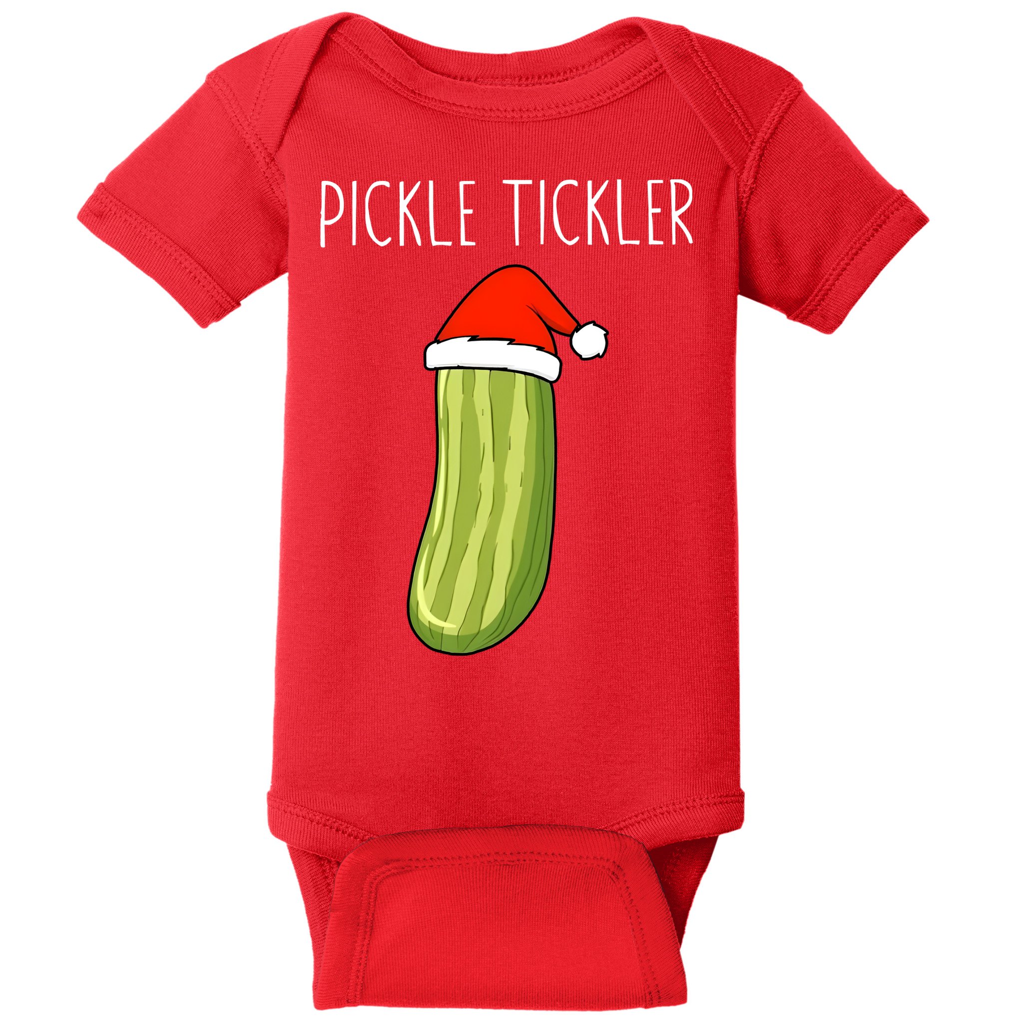 Christmas Couple Matching Tickle My Pickle Baby Bodysuit