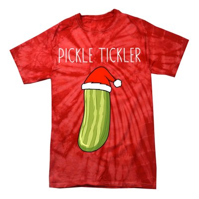 Christmas Couple Matching Tickle My Pickle Tie-Dye T-Shirt