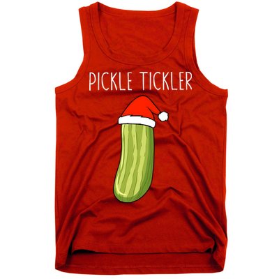 Christmas Couple Matching Tickle My Pickle Tank Top