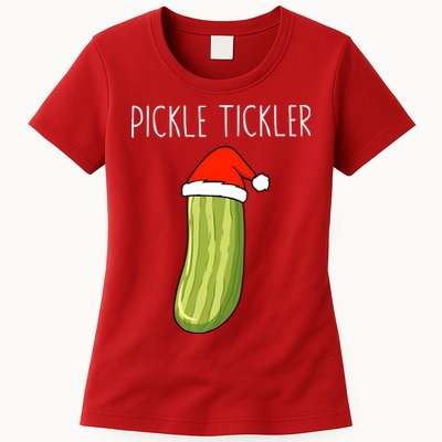 Christmas Couple Matching Tickle My Pickle Womens T-Shirt