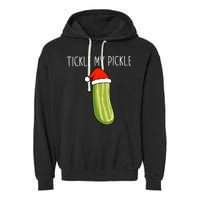Christmas Couple Matching Tickle My Pickle Garment-Dyed Fleece Hoodie